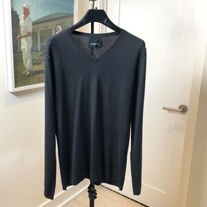 Zadig & Voltaire Men's Cashmere Sweater - Charcoal Grey Medium